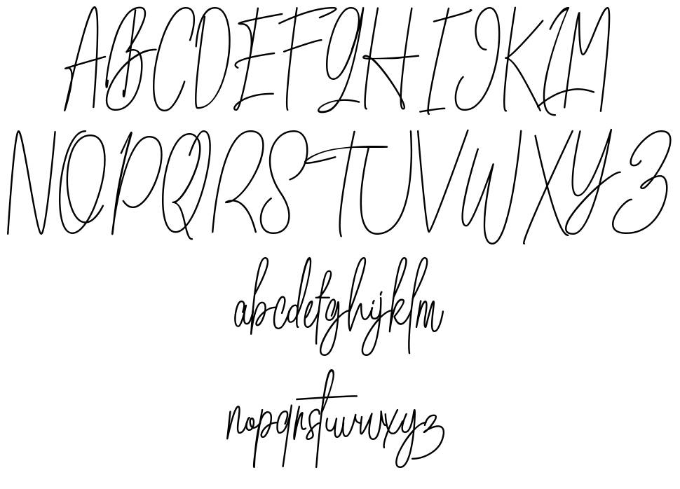 Bristya フォント 標本
