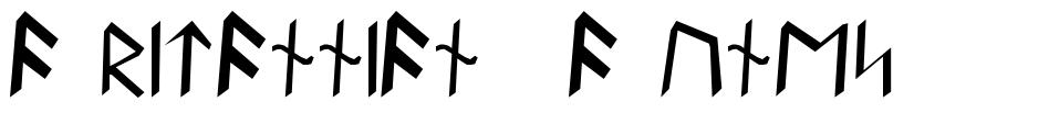 Britannian Runes шрифт