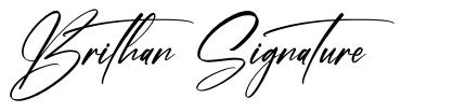 Brithan Signature font