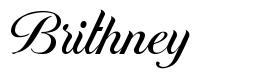 Brithney 字形