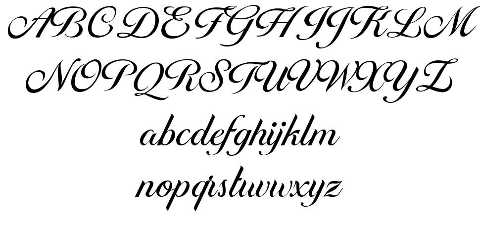 Brithney font specimens
