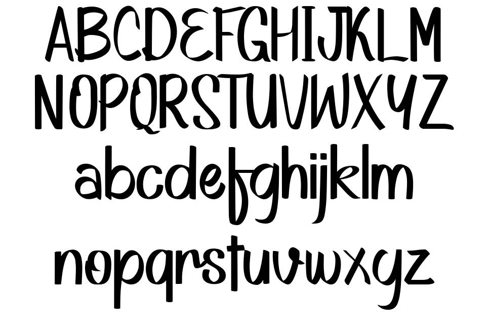 Brithsic font specimens