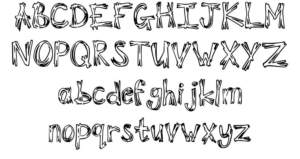 Britin font specimens