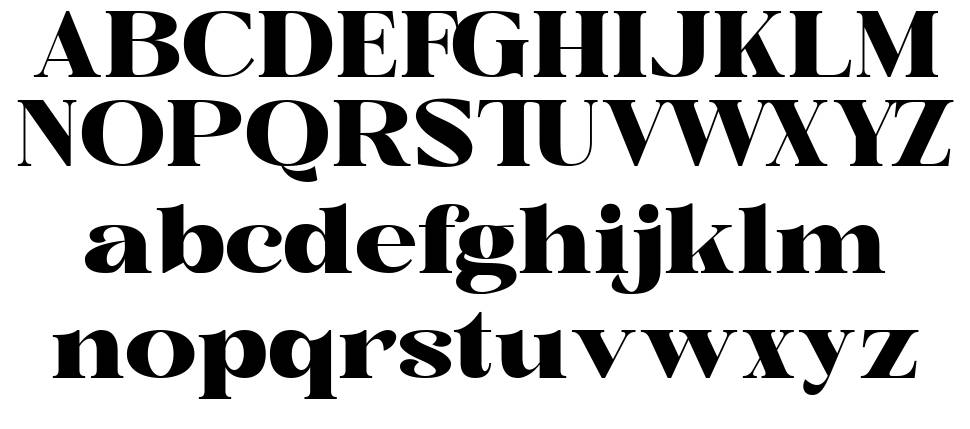 British Classical font specimens