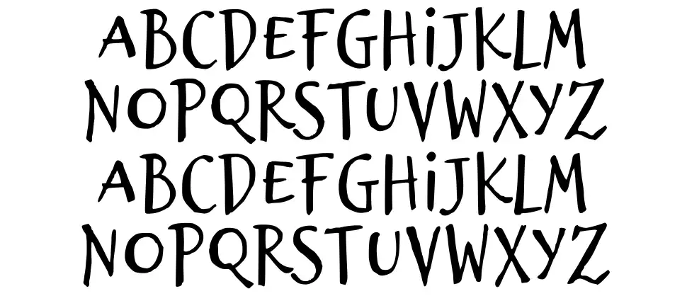 Brizel font specimens