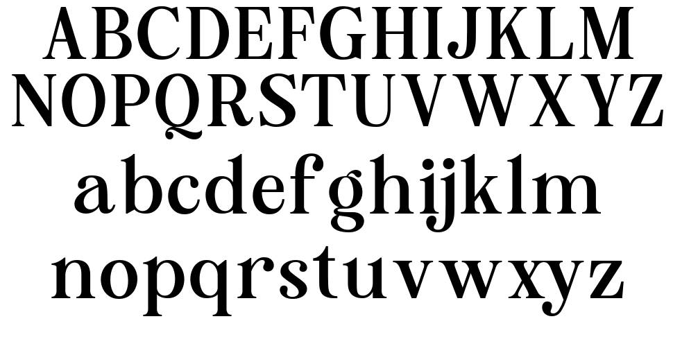Brohoney font specimens