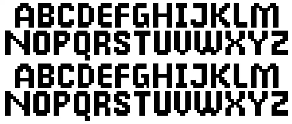 Broken Consolefont specimens