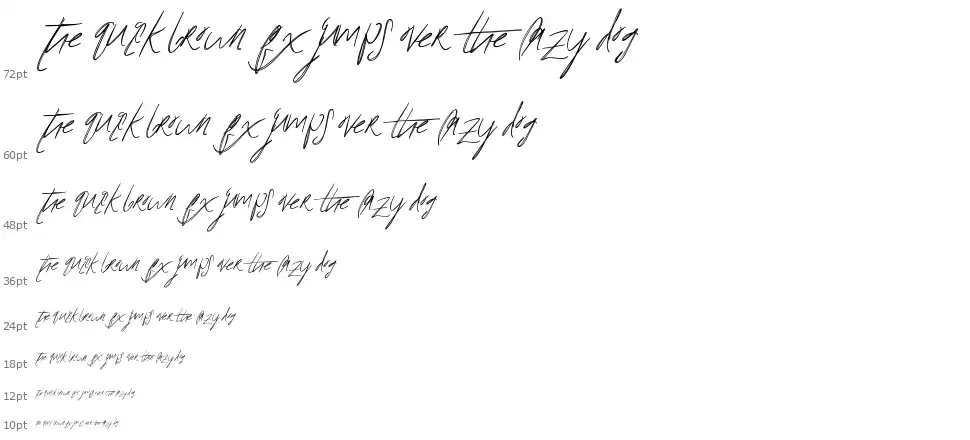 Broken Fixedfont waterfall