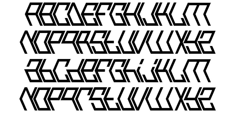 Broken n Weak font specimens