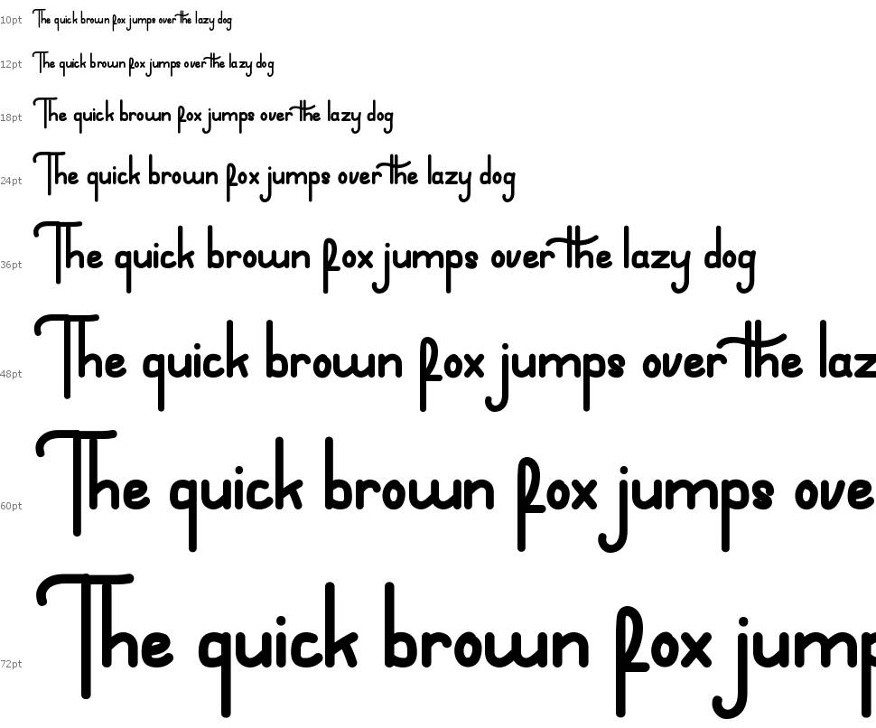 Brondown font Şelale