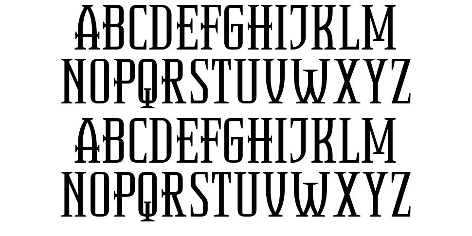 Bronte font Örnekler