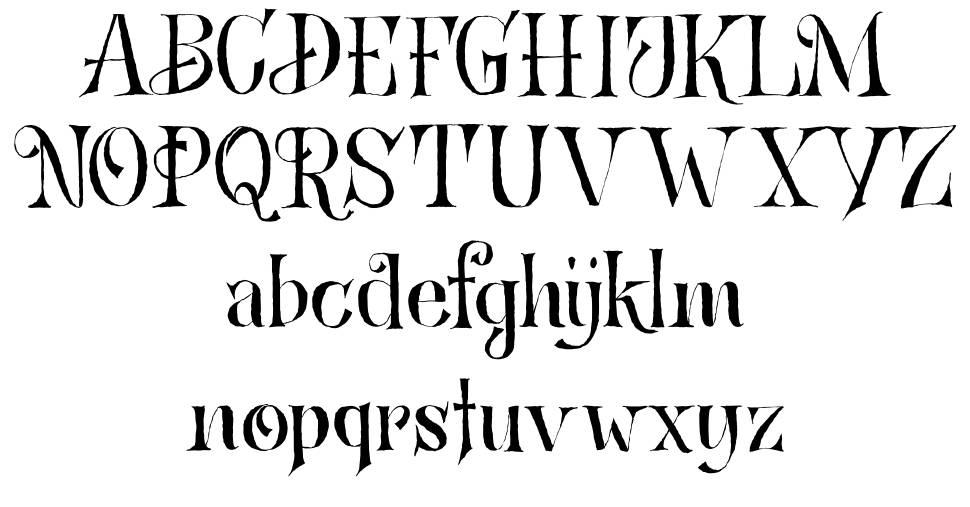 Bronwen font Örnekler