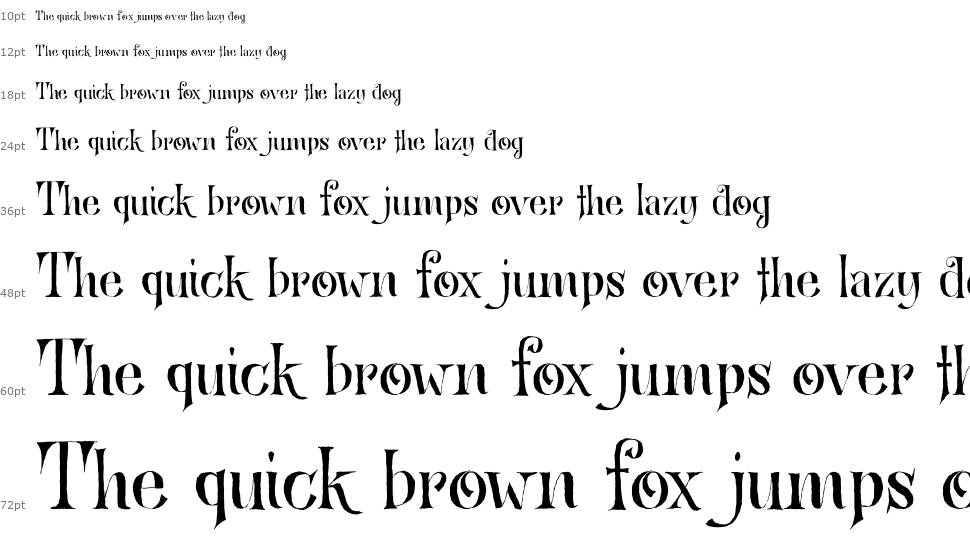 Bronwen font Şelale