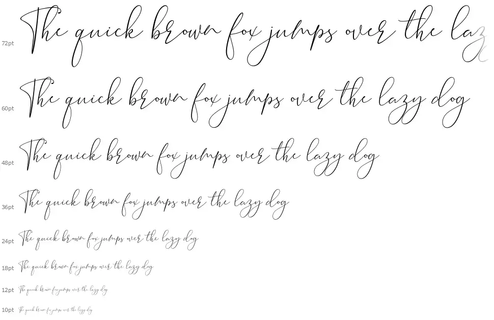 Brooke Smith Script font Şelale