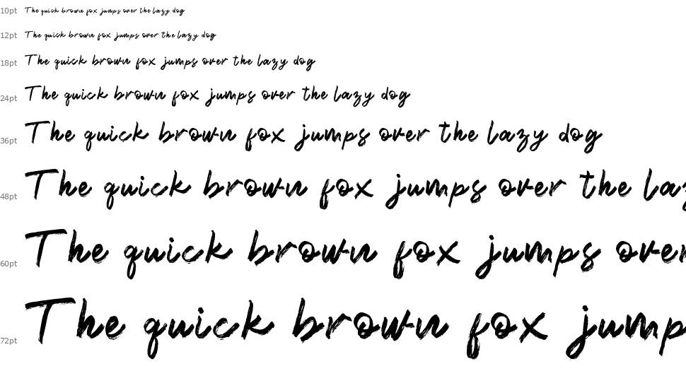 Brookliness font Şelale