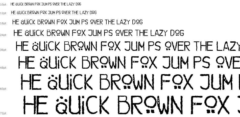 Brother Bear font Waterfall