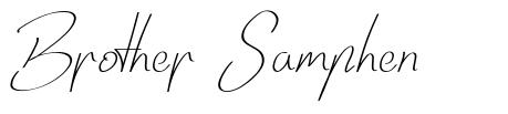 Brother Samphen 字形
