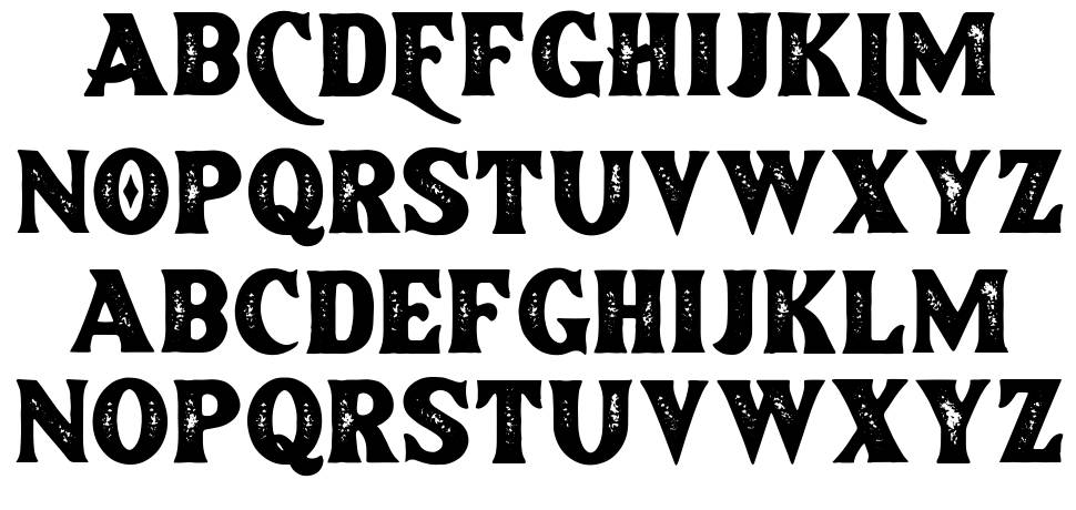 Brotherland font specimens