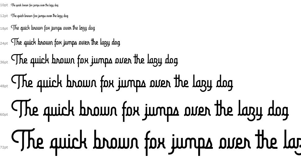 Brotherline font Waterfall