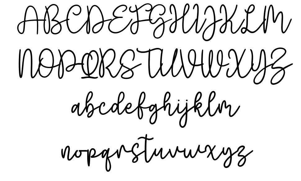 Brotusse font specimens