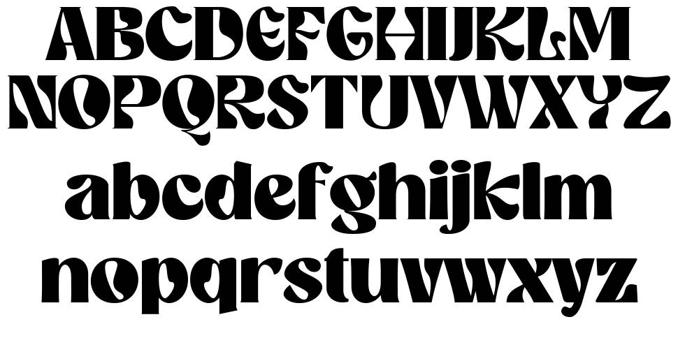 Broukha font Örnekler