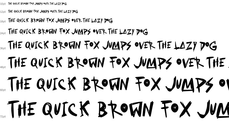 Browess Sovar font Waterfall