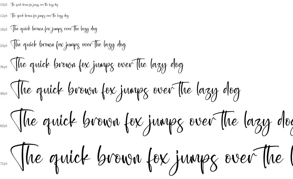 Browller font Waterfall