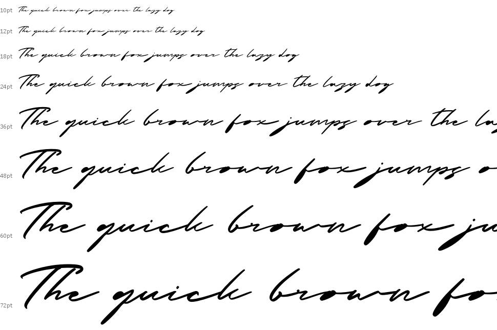 Brown Carlson шрифт Водопад