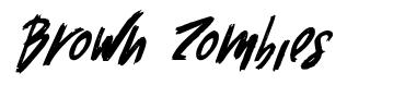 Brown Zombies font