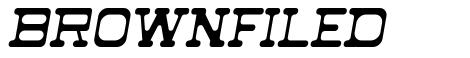 Brownfiled font