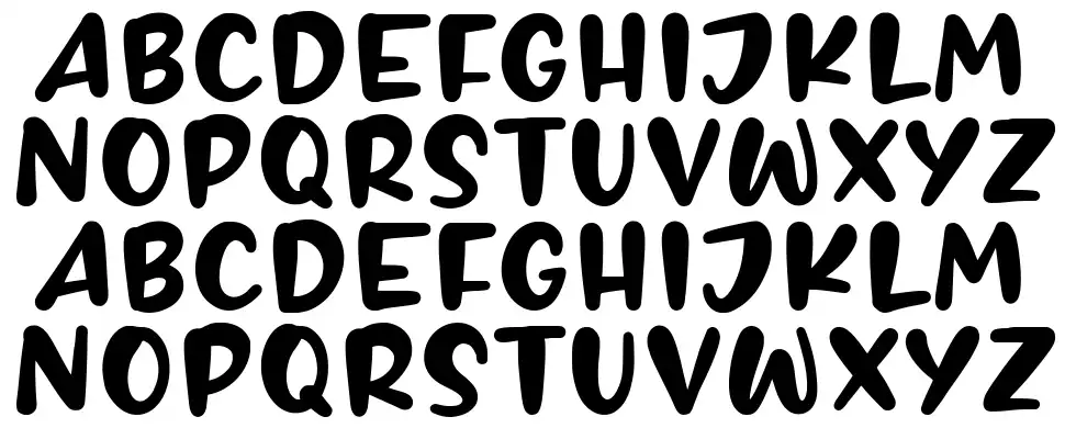 Brownie Busterfont specimens