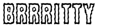 Brrritty font
