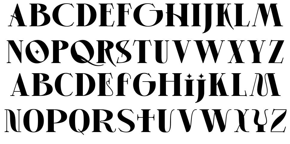 Brskovo font specimens