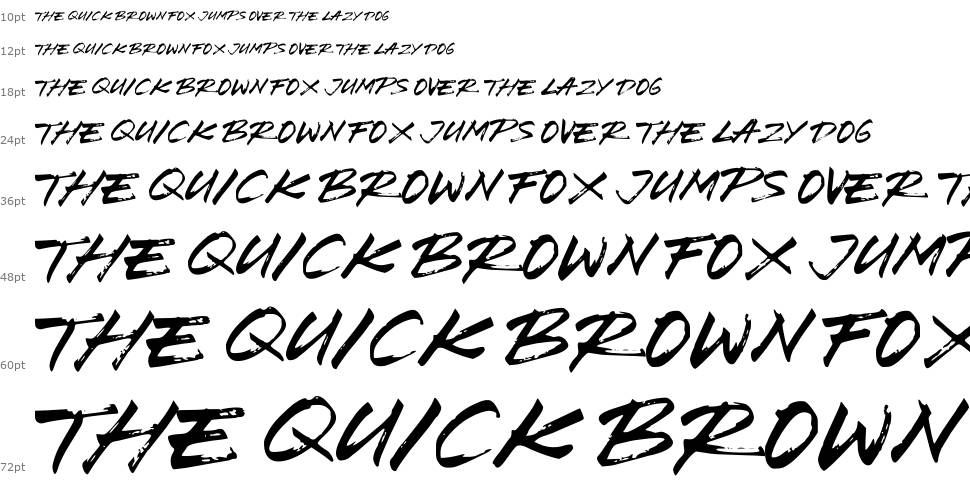 Brush & Wedco font Şelale