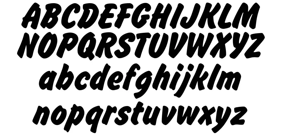 Brush Hand New font by KType FontRiver