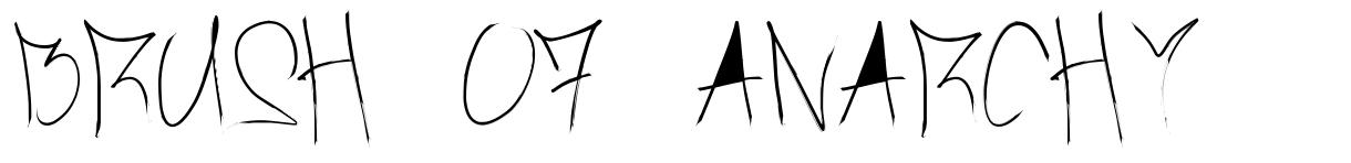 Brush Of Anarchy font