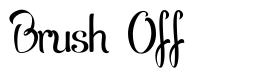 Brush Off font