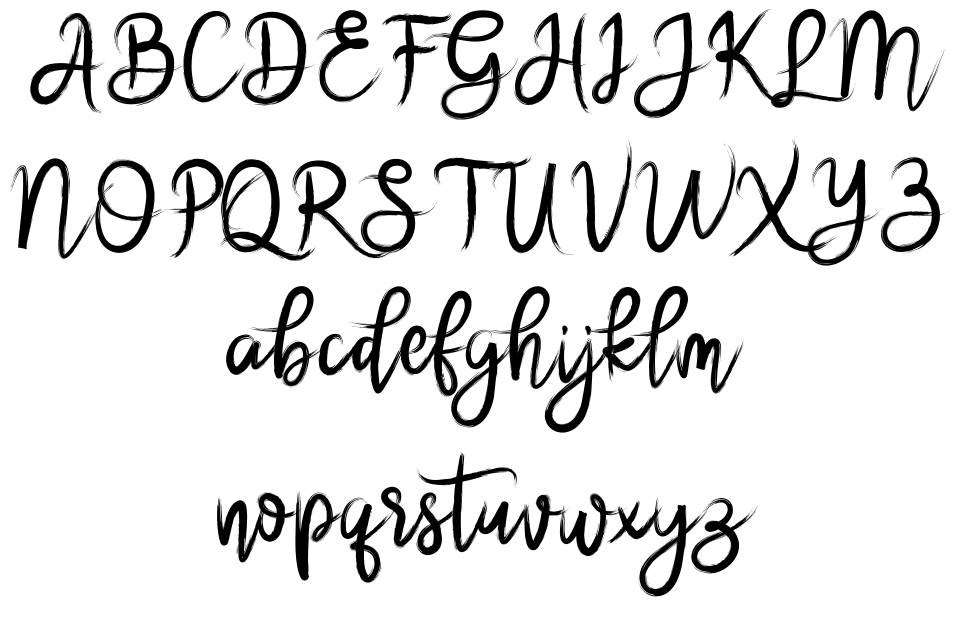 Brushnyoe font Örnekler