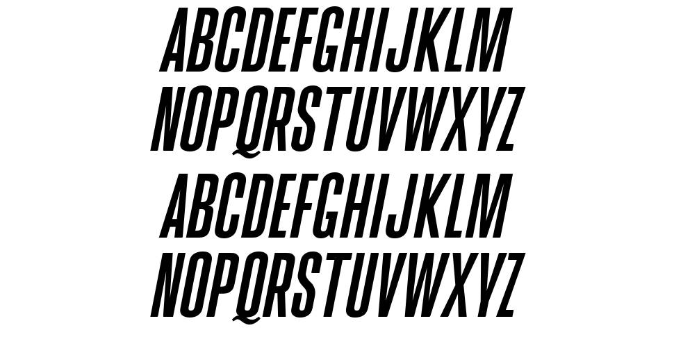 Brusio font Örnekler