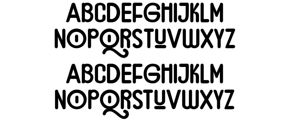 Brustoni font Örnekler