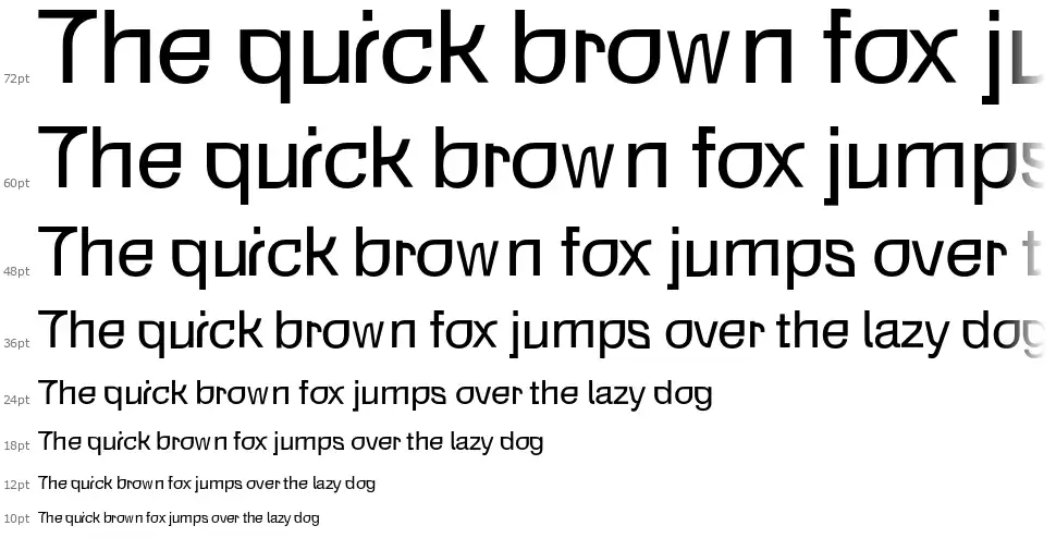 Brutalfont waterfall