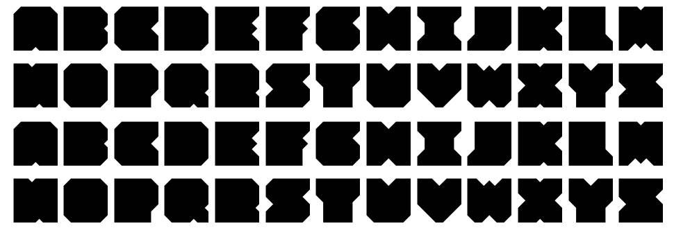 Brutalism フォント 標本