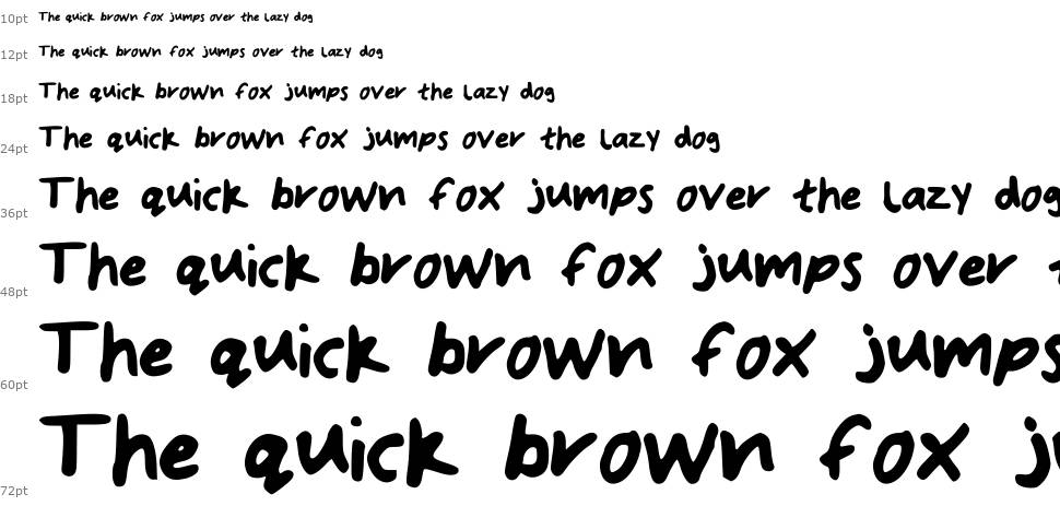 Bryonys Handwriting Bold font Şelale
