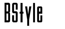 BStyle font