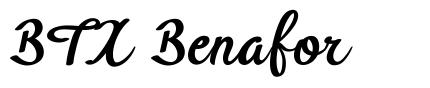 BTX Benafor font