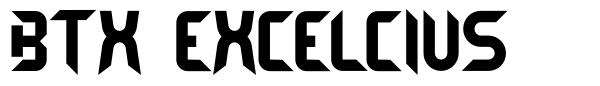 BTX Excelcius шрифт