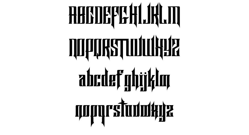 BTX-Ornstein font specimens