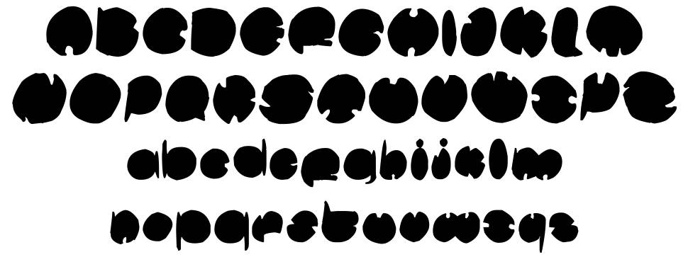 Bub font specimens