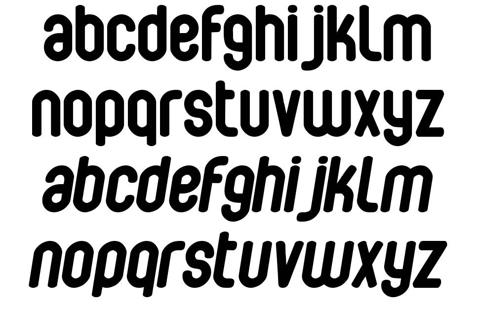 Bubbleboy font specimens