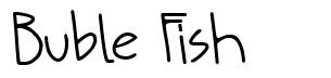 Buble Fish font